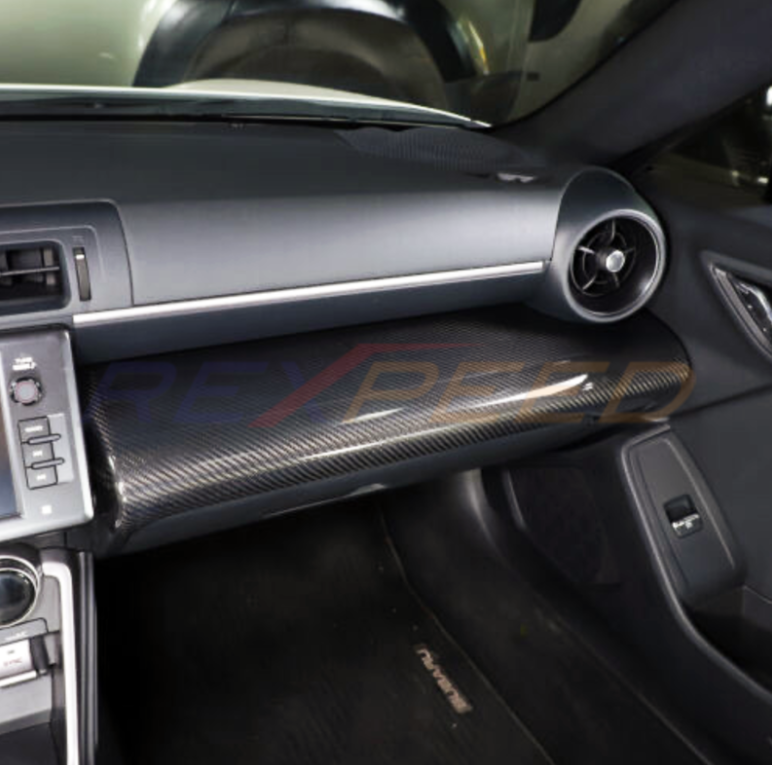 Rexpeed GR86 / BRZ 2022+ Dry Carbon Passenger Dash Panel Cover