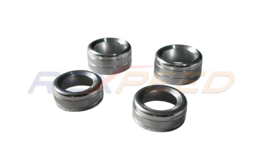 Rexpeed GR86 / BRZ 2022+ Alloy Audio Volume and AC Knob Cover