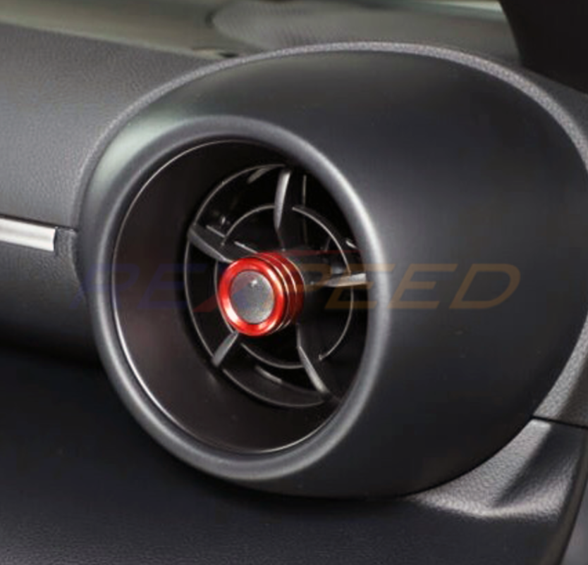 Rexpeed GR86 / BRZ 2022+ Alloy Audio Volume and AC Knob Cover