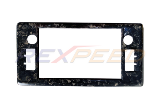 Rexpeed GR86 / BRZ 2022+ Forged Carbon Stereo Overlay Interior Trim