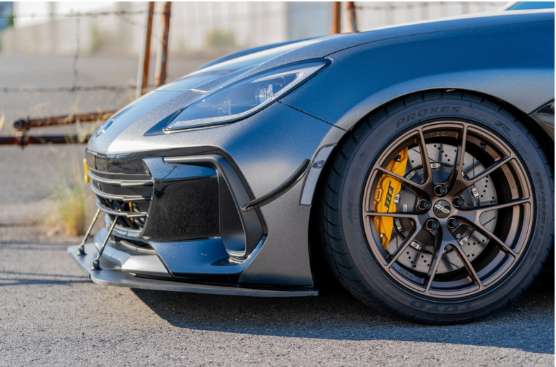 Verus Engineering Two-Piece Front Splitter - 2022+ Subaru BRZ