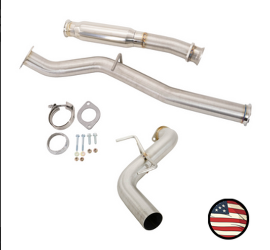 Nameless Catback Exhaust - 2022+ BRZ / GR86 - Muffler Delete - Lightweight Track Exhaust