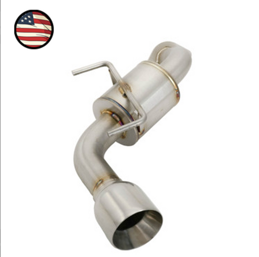 Nameless Axleback Exhaust - 2022+ Subaru BRZ/Toyota GR86 - Track Pipe - 2.5" Diameter - 5" Muffler