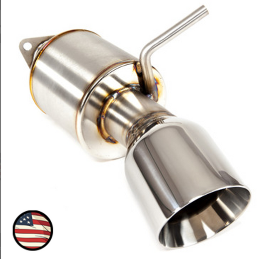 Nameless Track Pipe - 2013-2016 BRZ/2013-2016 FR-S - 5" Muffler - Single Exit - 4" Double Wall Tip