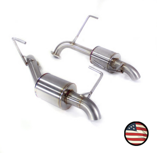 Nameless Axleback Exhaust - 2005-2009 Outback XT/3.0R - 5" Muffler - Turndown Tips
