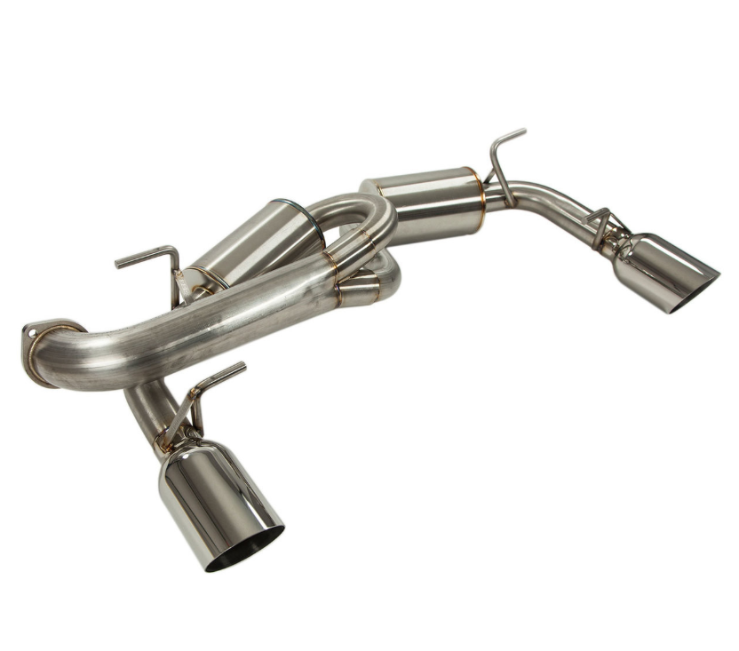 Nameless Catback Exhaust - 2017-2021 BRZ/GT-86 - 5" Muffler - 3" Primary Tubing - 4" Single Wall Tips