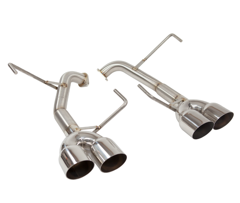 Nameless Catback Exhaust - 2011-2014 STi and WRX Sedan - Muffler Delete - 3.5" Single Wall Tips