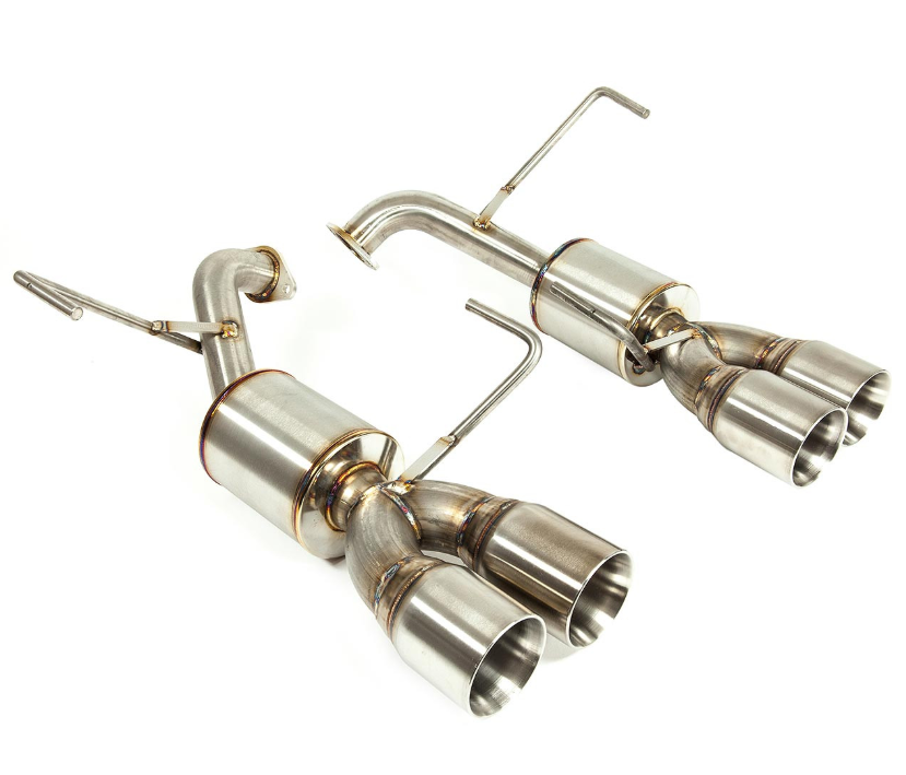 Nameless Catback Exhaust - 2011-2014 STi and WRX Sedan - 5" Muffler - 3.5" Double Wall Tips