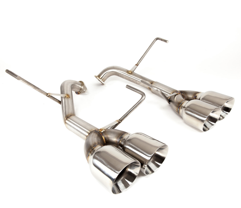 Nameless Catback Exhaust - 2011-2014 STi and WRX Sedan - Muffler Delete - 4" Double Wall Tips