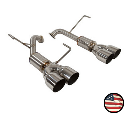Nameless Axleback Exhaust - 2019-2021 Subaru STi / 2018 STi RA - 5" Muffler - 4" Single Wall Tips