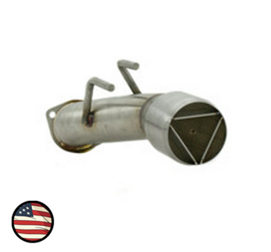 Nameless Axleback Exhaust - 2008-2014 WRX/STi Hatchback - Single Exit Track Pipe - 3" Rally Cat Tip