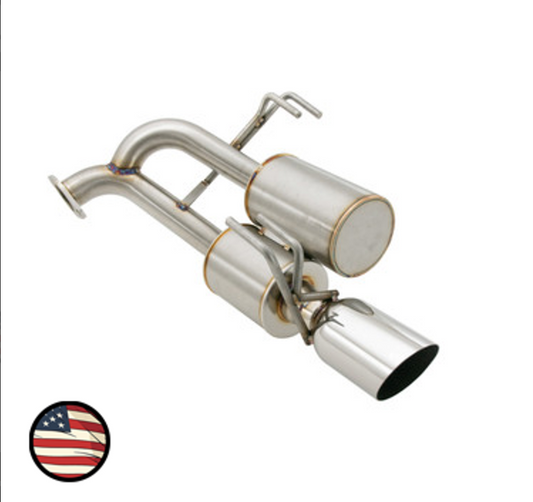 Nameless Axleback Exhaust - 2014-2018 Forester 2.5i - Dual Chamber with 5" Muffler