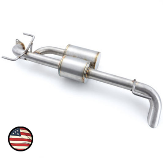 Nameless Axleback Exhaust - 2021+ Crosstrek Sport - Dual Chamber With 5" Muffler