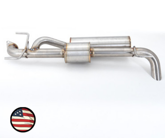 Nameless Axleback Exhaust - 2017+ Impreza/2018+ Crosstrek 2.0L - Dual Chamber - Turndown