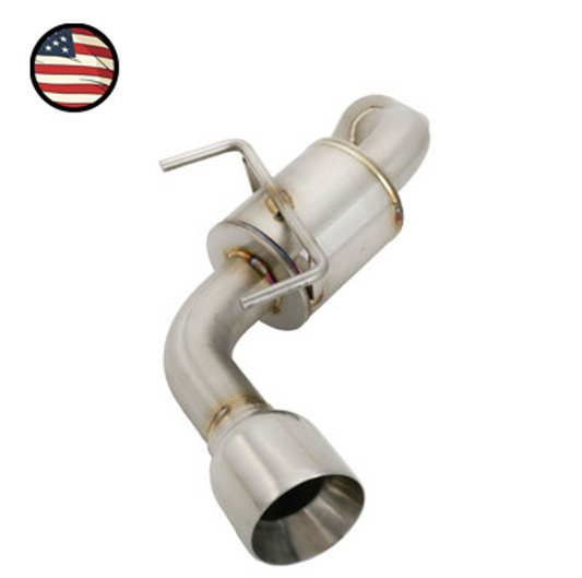 Nameless  Axleback Exhaust - 2022+ Subaru BRZ/Toyota GR86 - Track Pipe - 2.5" Diameter - 5" Muffler