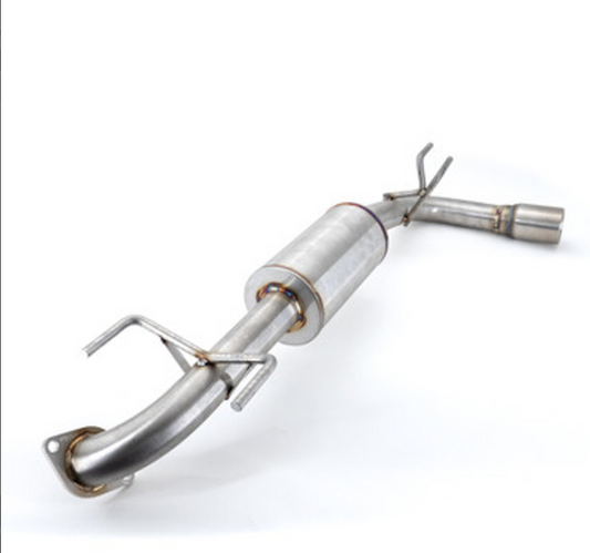Nameless Axleback Exhaust - Single Exit Executive - 2017+ Impreza Wagon - Single Exit - 5" Executive Muffler - 3" Double Wall Tip
