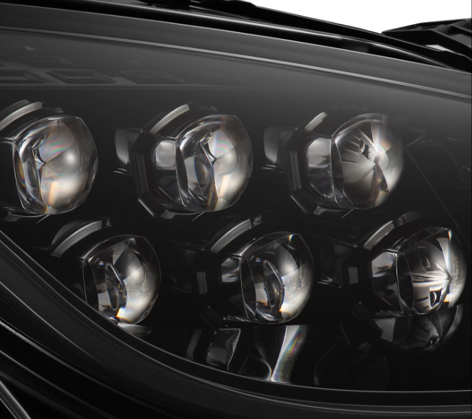 AlphaRex 21-23 Toyota GR86 / Subaru BRZ NOVA-Series LED Projector Headlights - Alpha Black