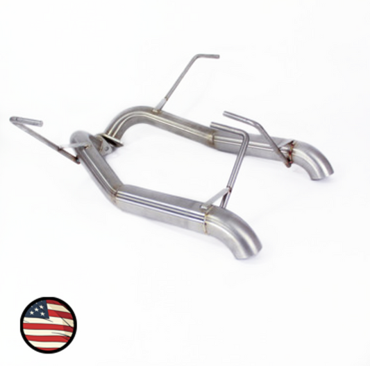 Nameless Axleback Exhaust - 2015-2019 Subaru Outback 3.6R - Muffler Delete