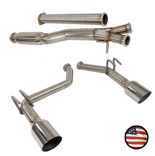 Nameless Catback Exhaust - Evo X - Muffler Delete