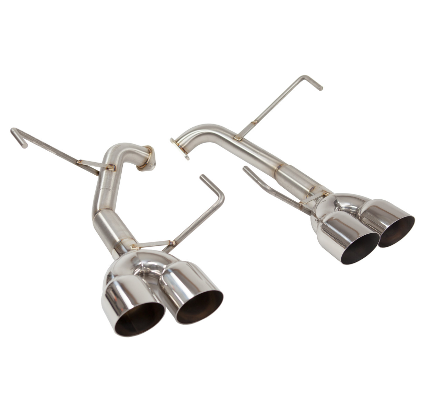 Nameless Catback Exhaust - 2019-2021 Subaru STi - Muffler Delete - 3.5" Single Wall Tips