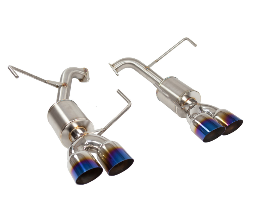 Nameless Catback Exhaust - 2019-2021 Subaru STi - 5" Muffler - 3.5" Single Wall Neochrome Tips