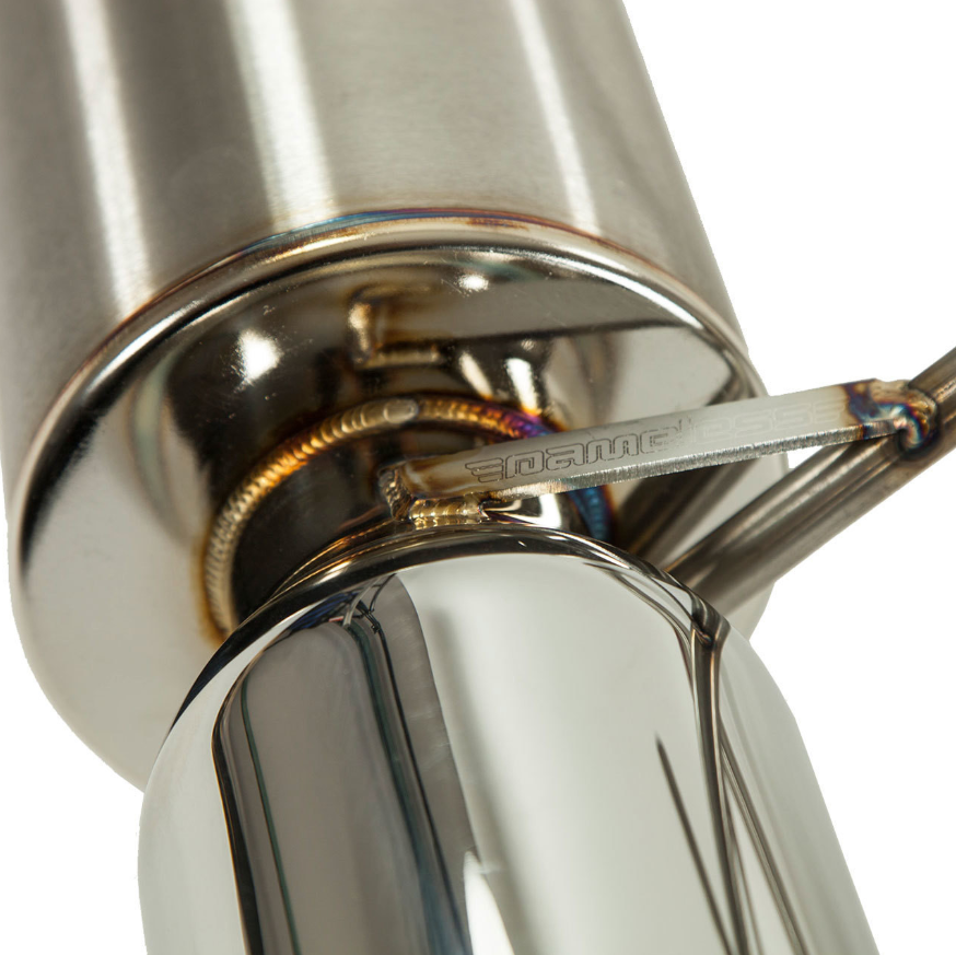 Nameless Catback Exhaust - 2019-2021 Subaru STi - 5" Muffler - 4" Single Wall Tips