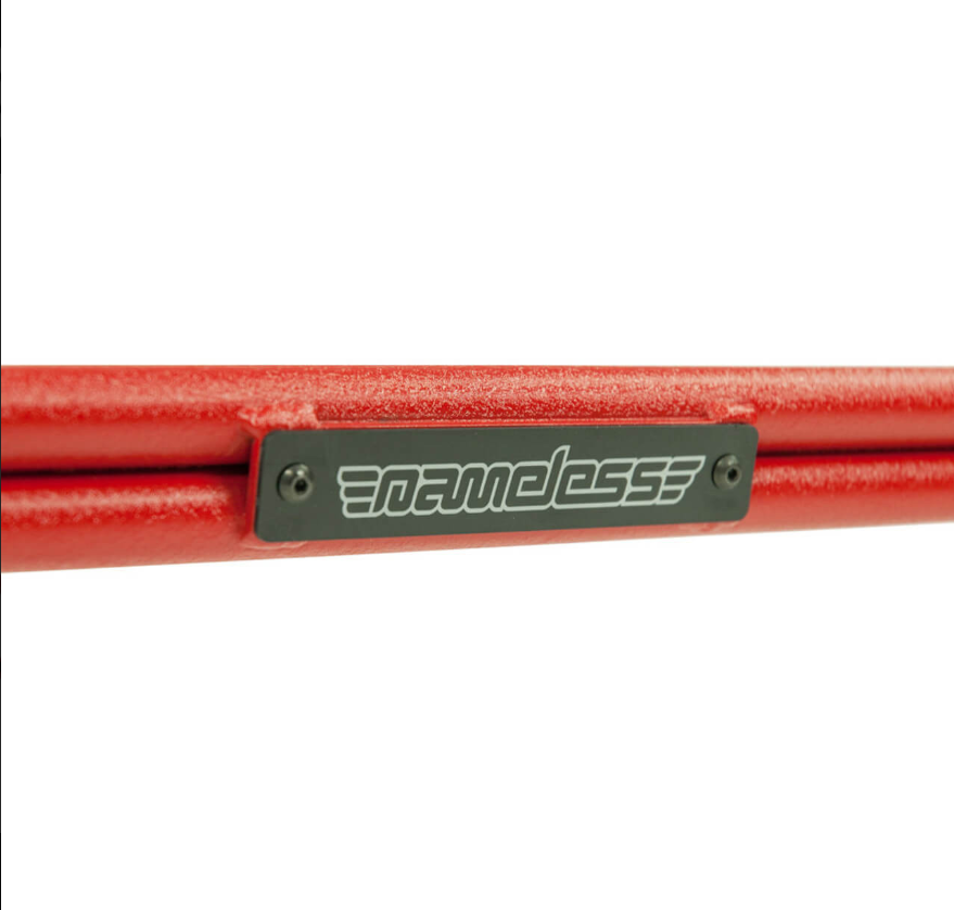 Nameless Front Strut Tower Brace - 2017-2023 Subaru Impreza Sedan - Wrinkle Red