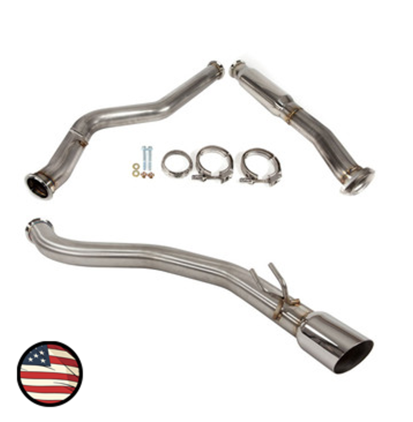 Nameless Catback Exhaust - 2015-2021 WRX/2015-2018 STi - Track Package