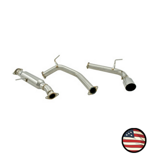 Nameless Catback Exhaust - 1990-1997 Miata - Muffler Delete