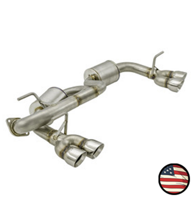 Nameless Axleback Exhaust - 2018-23 Crosstrek - Quad Exit - 5" Muffler