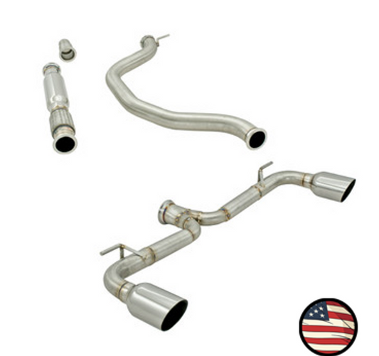 Nameless Catback Exhaust - 2018-21 Volkswagen Mk7.5 GTi - Muffler Delete