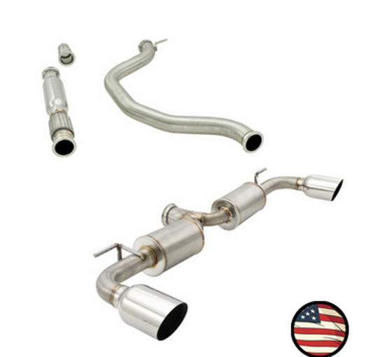 Nameless Catback Exhaust - 2018-21 Volkswagen Mk7.5 GTi - 5" Muffler