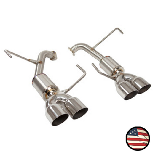 Nameless Axleback Exhaust - 2022+ Subaru WRX - 4" Muffler - 3.5" Single Wall Tips