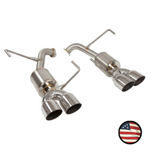 Nameless Axleback Exhaust - 2022+ Subaru WRX - 5" Muffler - 3.5" Single Wall Tips