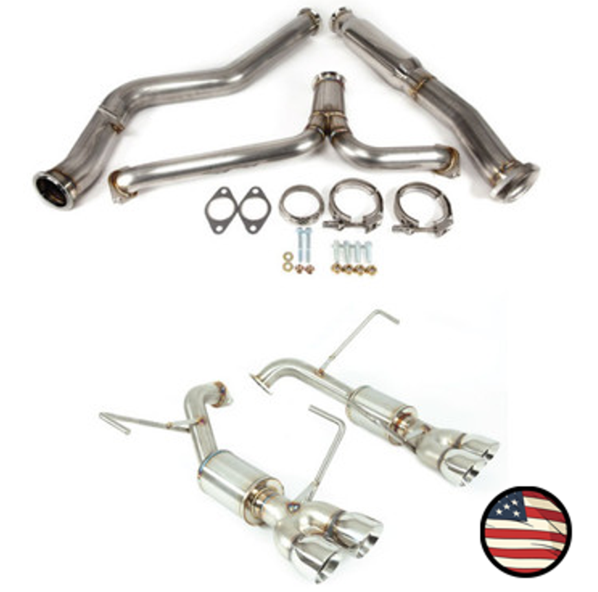 Nameless Catback Exhaust - 2022+ Subaru WRX - 4" Muffler - 3" Double Wall Tips