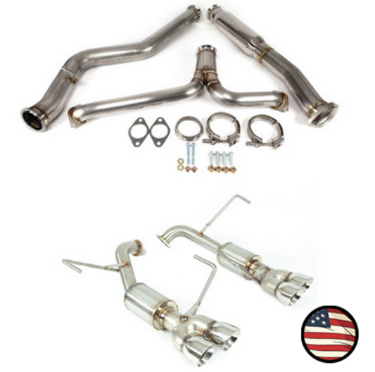 Nameless Catback Exhaust - 2022+ Subaru WRX - 4" Muffler - 3" Double Wall Tips