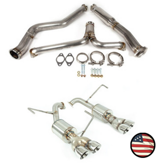 Nameless Catback Exhaust - 2022+ Subaru WRX - 5" Muffler - 3" Double Wall Tips