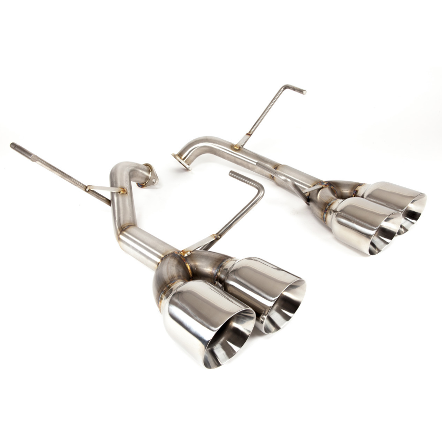 Nameless Catback Exhaust - 2022+ Subaru WRX - Muffler Delete - 4" Double Wall Tips