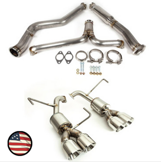 Nameless Catback Exhaust - 2022+ Subaru WRX - 5" Muffler - 4" Double Wall Tips