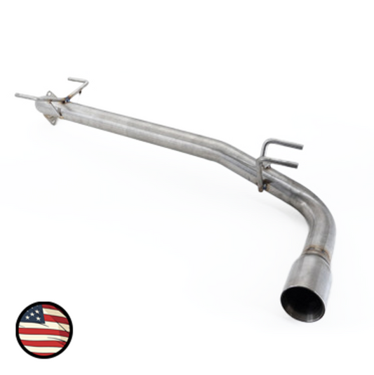 Nameless Axleback Exhaust - 2017+ Impreza Wagon - Single Exit - Muffler Delete - 3" Double Wall Tip