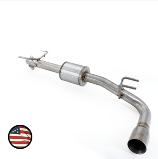 Nameless Axleback Exhaust - 2017+ Impreza Wagon - Single Exit - 5" Muffler - 3" Double Wall Tip