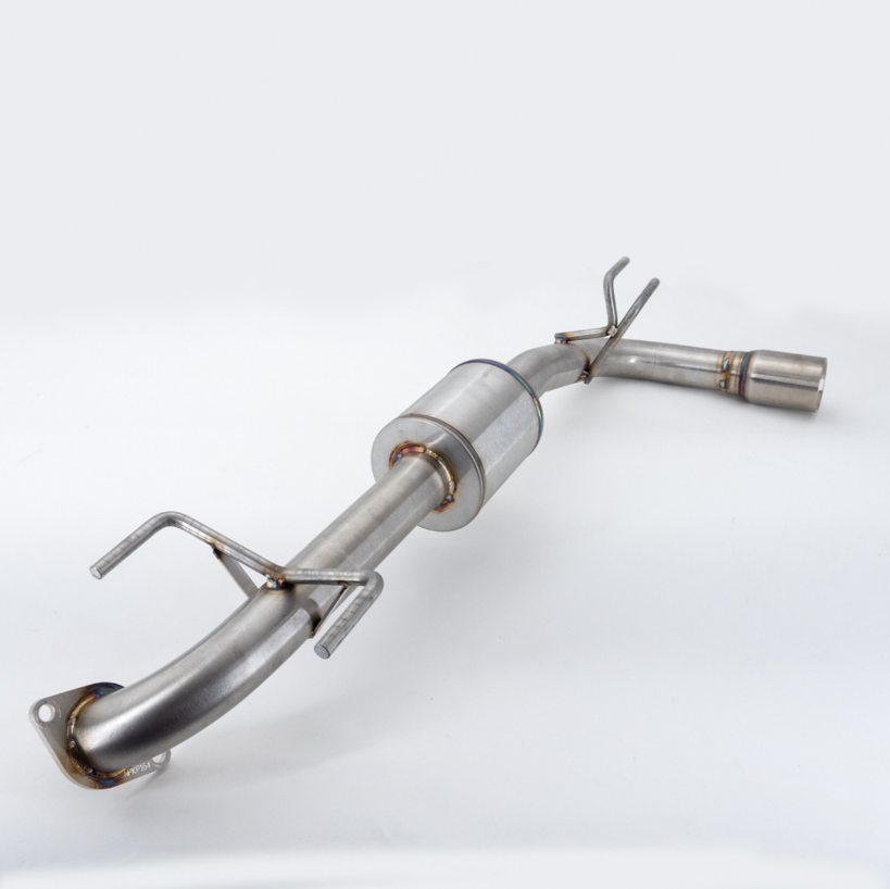 Nameless Axleback Exhaust - 2017+ Impreza Wagon - Single Exit - 5" Muffler - 3" Double Wall Tip