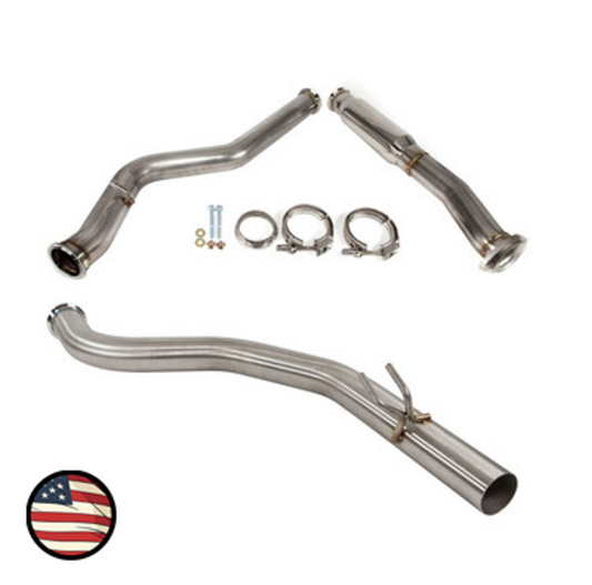 Nameless Catback Exhaust - 2019-2021 Subaru STI Only - Muffler Delete - Single Exit Track Package - No Tip