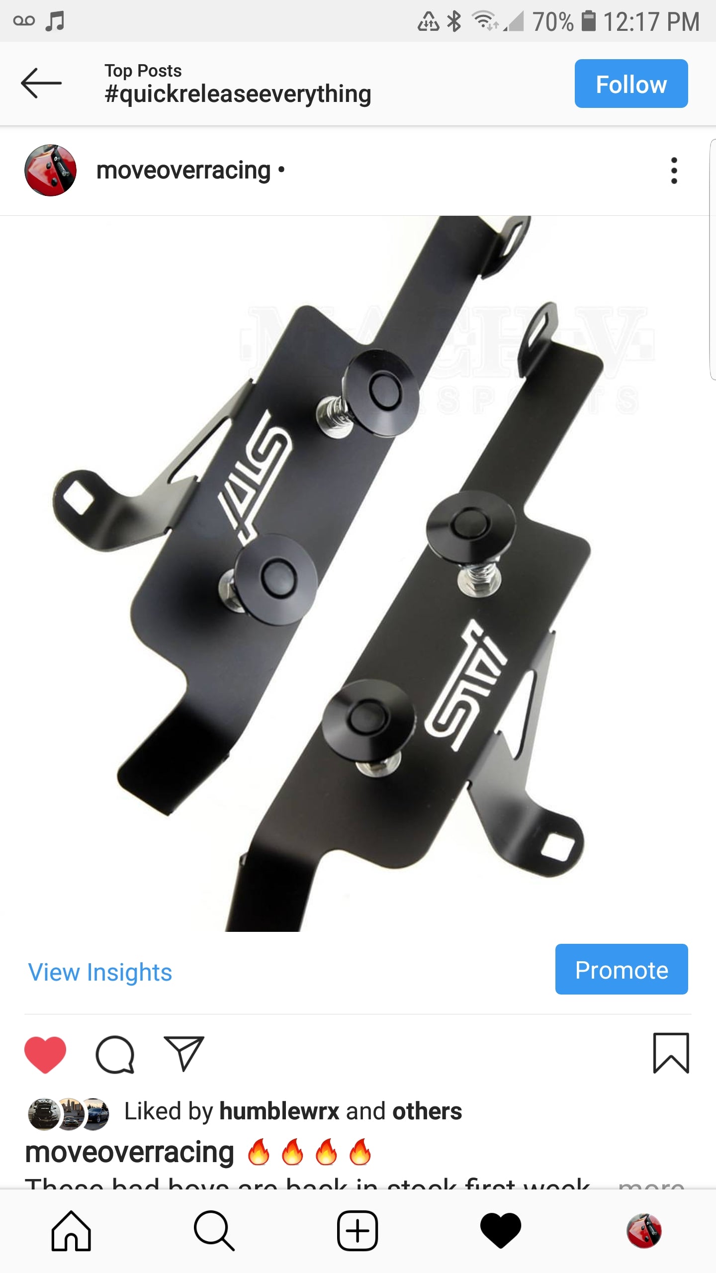 Move Over Racing 08-14 WRX/STi Bumper Kit Special Edition Black