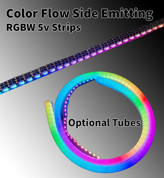 Flow Series Side Emitting Strips - SK6805 RGBW