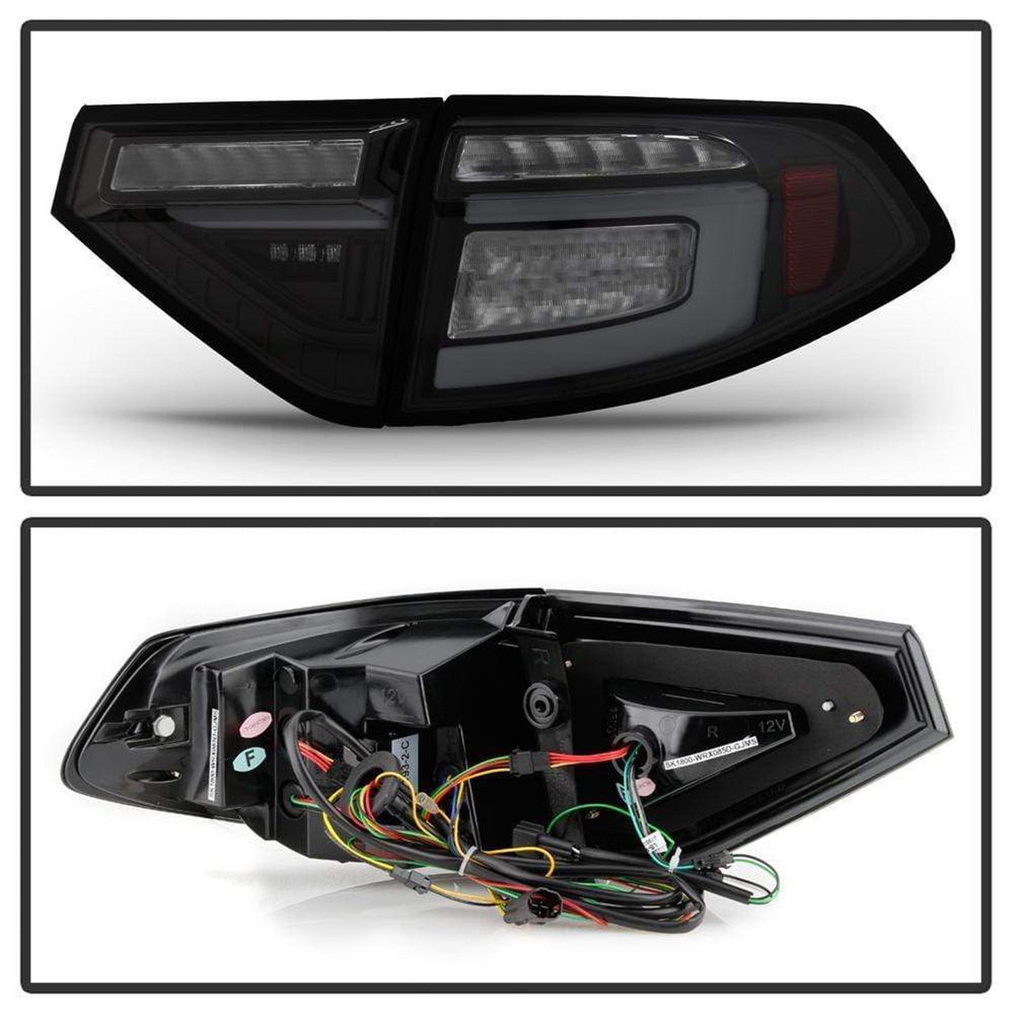 Spyder LED Tail Lights Sequential Black Smoke Subaru WRX Hatch 08-14 / STI Hatch 08-14 | 5086747