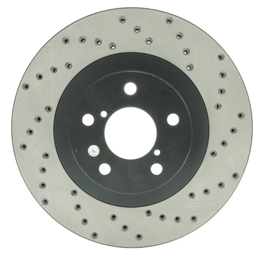 StopTech Sport Drilled Rear Left Rotor Subaru WRX 2006-2007 | 128.47025L