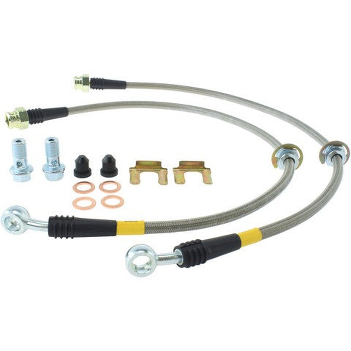 StopTech Stainless Steel Rear Brake Lines Subaru WRX 2002-2007 | 950.47501