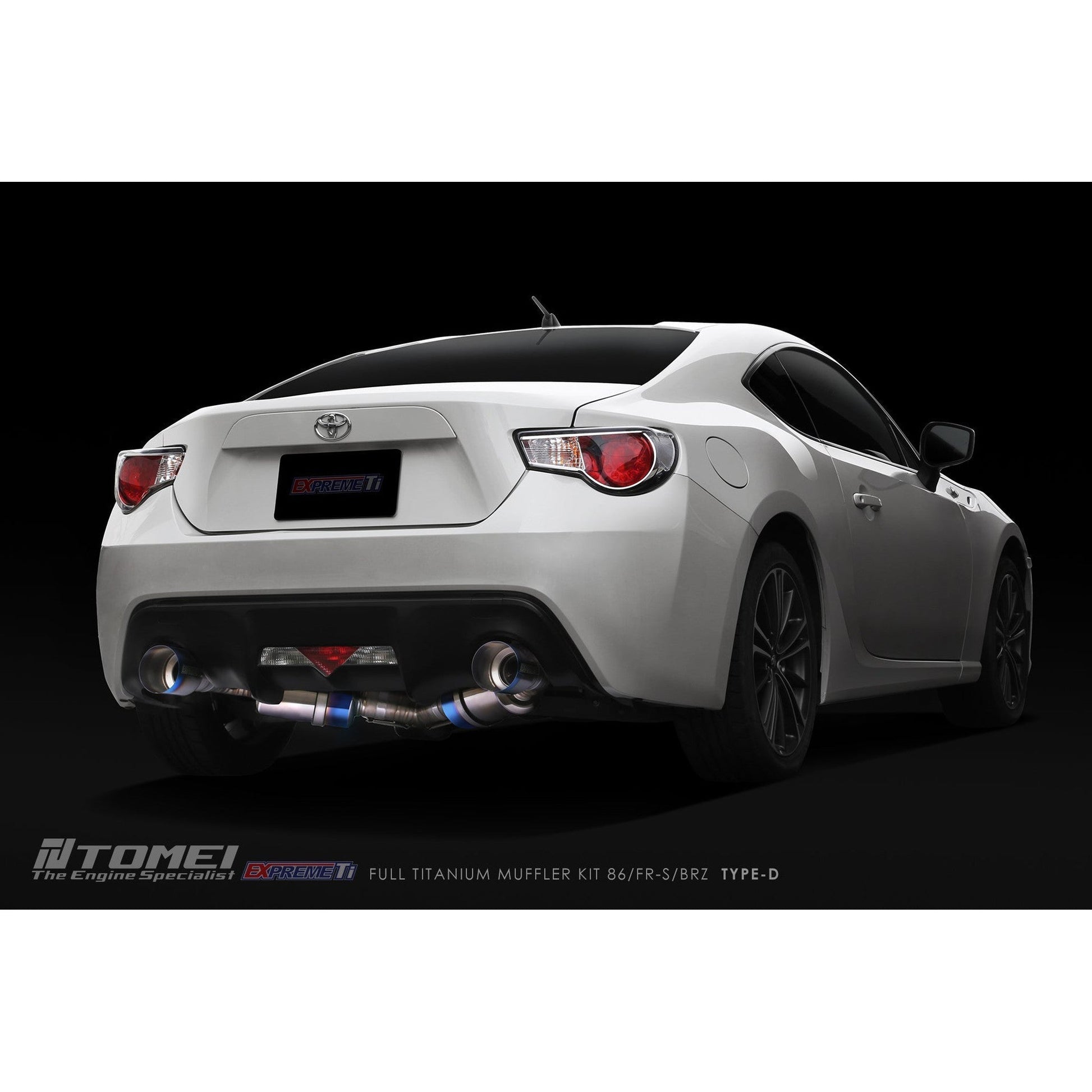 Tomei Expreme Ti Type D Titanium Cat Back Exhaust Subaru BRZ 13-25 / Toyota 86 17-25 | TB6090-SB05B