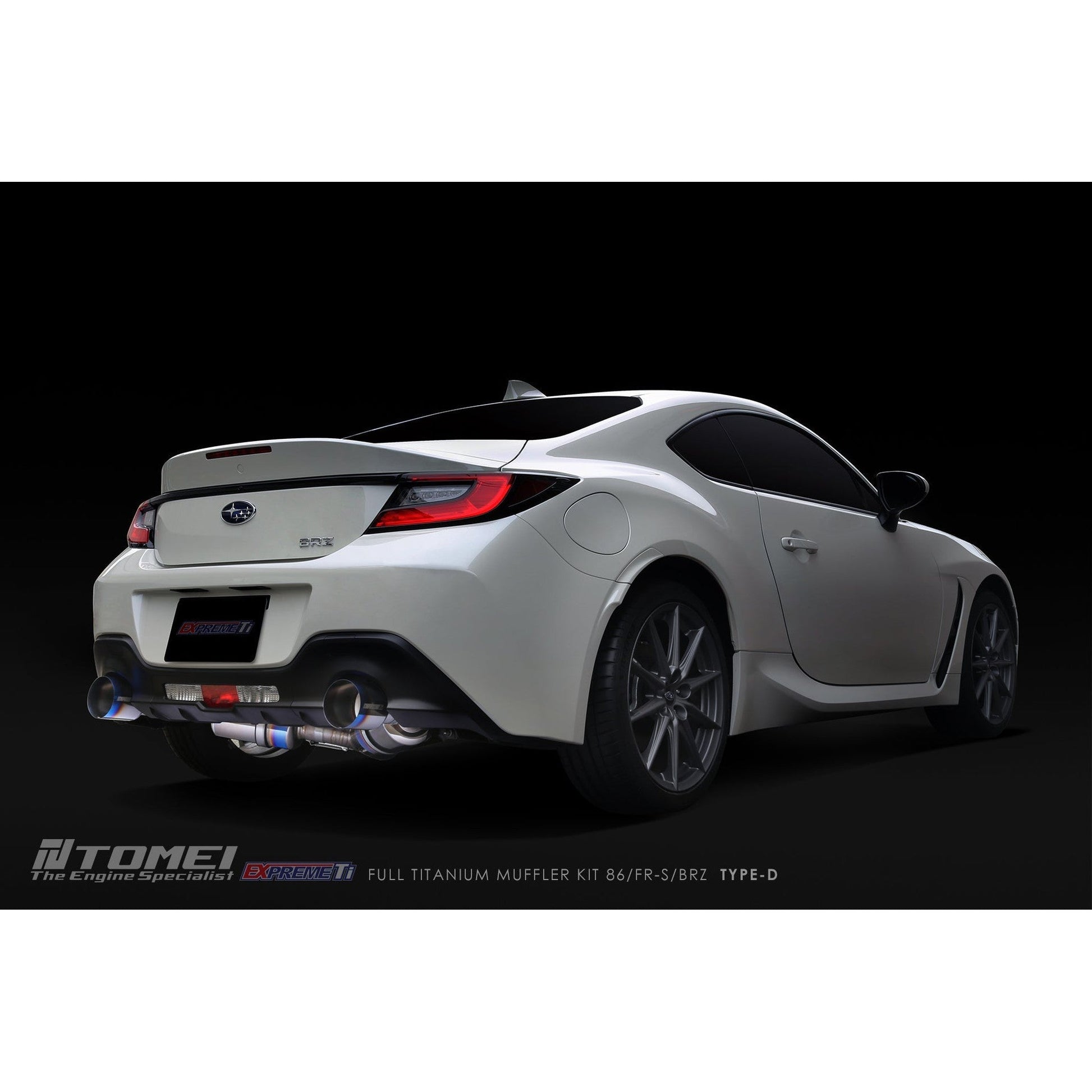 Tomei Expreme Ti Type D Titanium Cat Back Exhaust Subaru BRZ 13-25 / Toyota 86 17-25 | TB6090-SB05B
